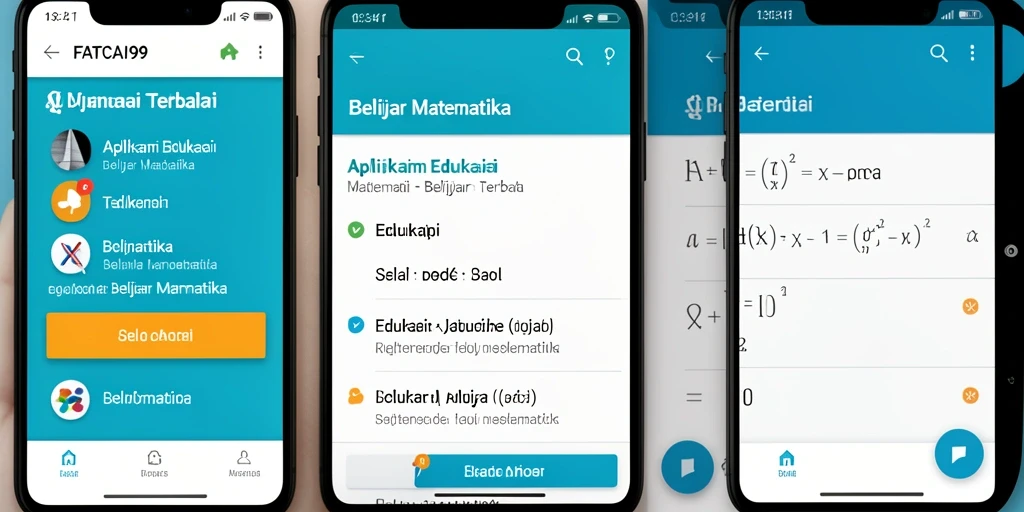 Tampilan antarmuka aplikasi FATCAI99 yang interaktif dan edukatif.