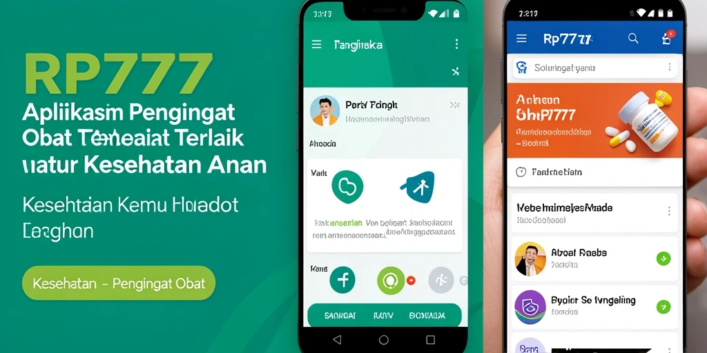 Tampilan antarmuka pengguna RP777 yang jelas dan fungsional.