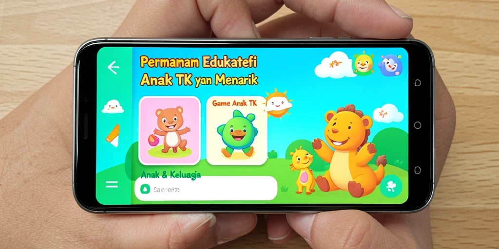 Tangkapan layar antarmuka RPVIP7 dengan permainan edukatif yang menarik.
